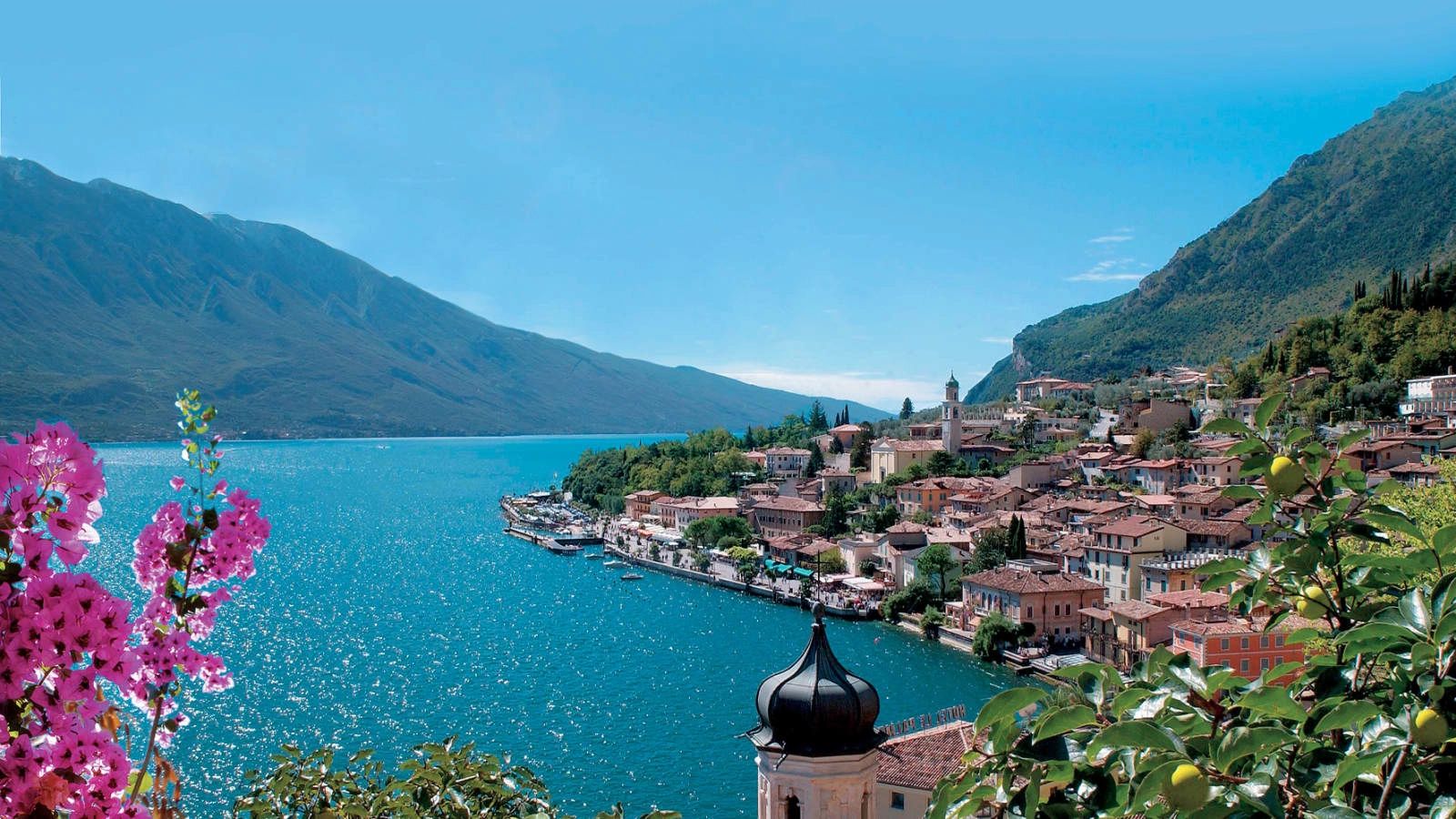 Lake Garda with its rolling hills and lakeside villages
