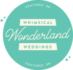 Featured on Wimsical Wonderland weddings