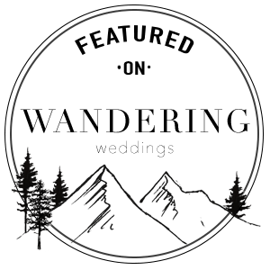 Featured on Wandering Wedding badge