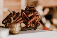 Heart shaped pretzels for a wedding in Germany