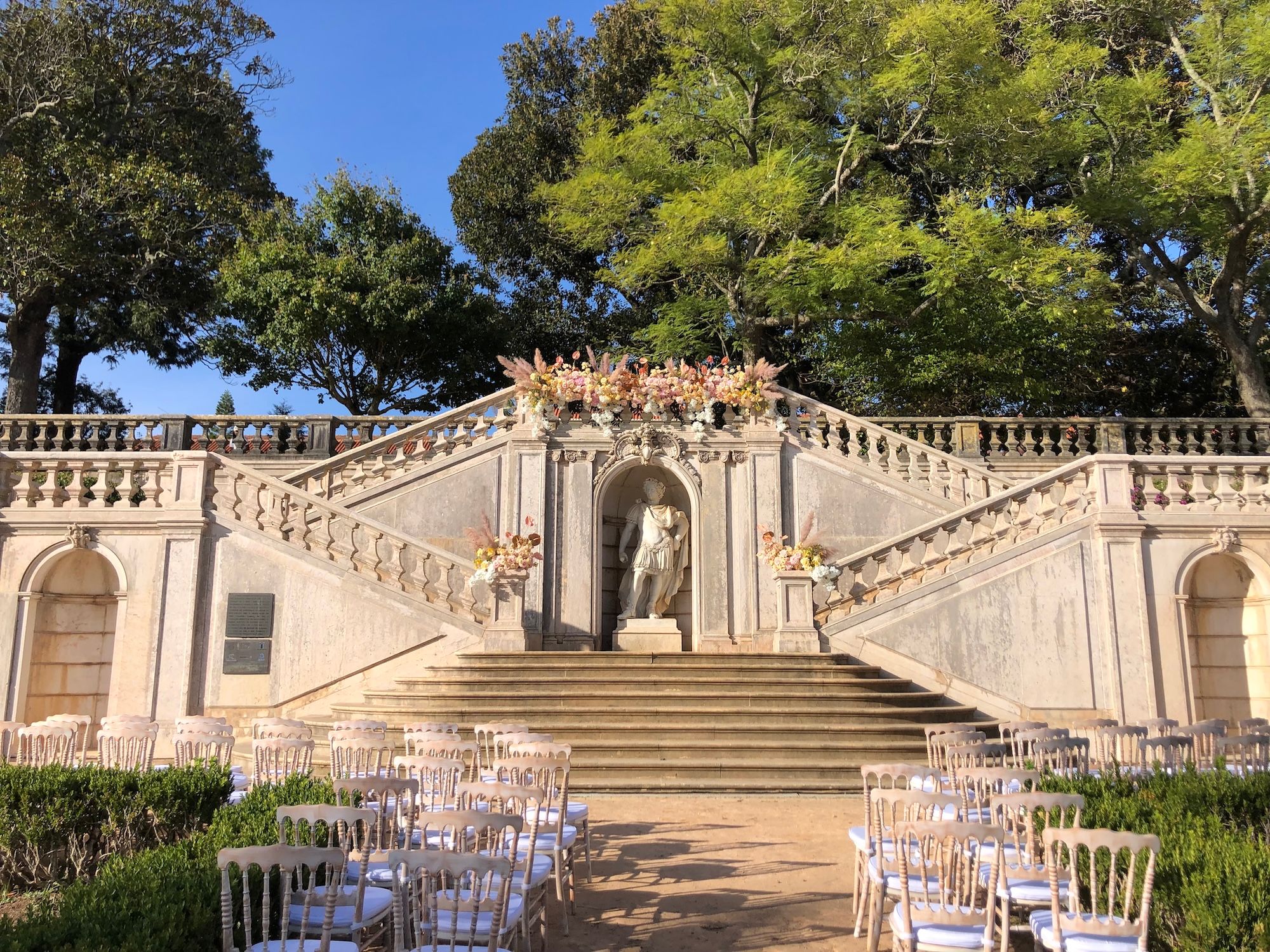 A fairytale botanical garden and greenhouse destination wedding venue in Portugal at the heart of Lisbon