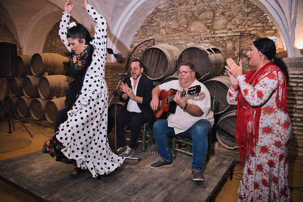 a dance performance of Spanish music