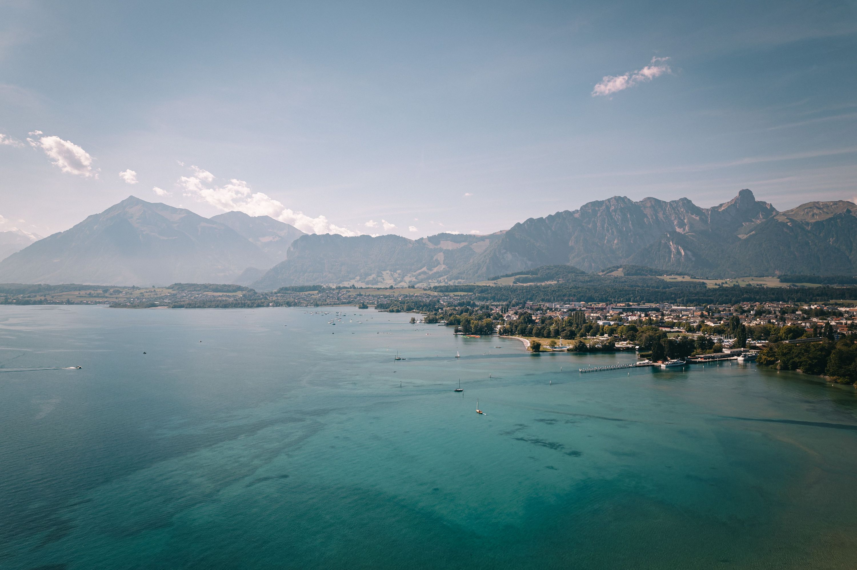 Lake and mountain view of Ticino, a popular destination for a wedding in Switzerland