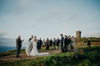 A ceremony atop Hags Head for an intimate wedding in Ireland