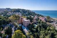 Aerial view of a town in Andalucia, a wedding destination in Spain