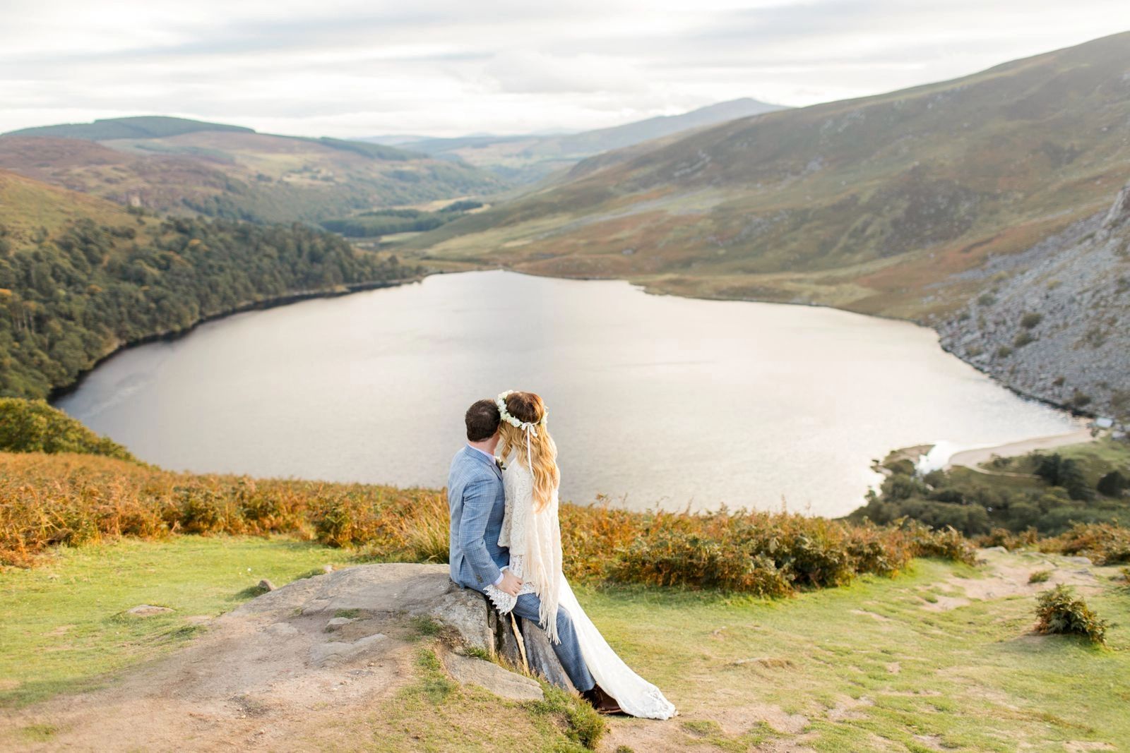 Scenic valley with a huge lake for micro weddings in Wicklow
